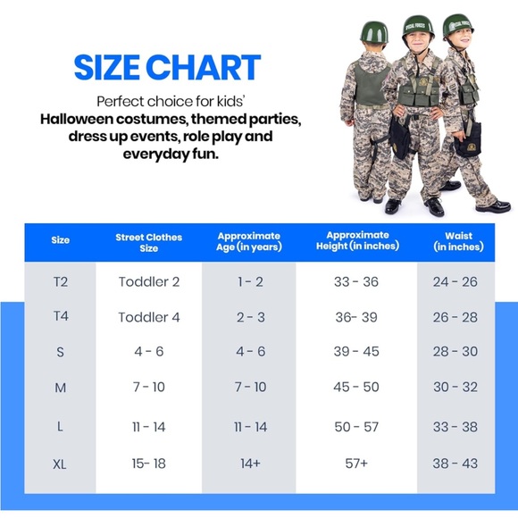US SPECIAL FORCES COSTUME SIZE L 12-14 - Picture 5 of 5